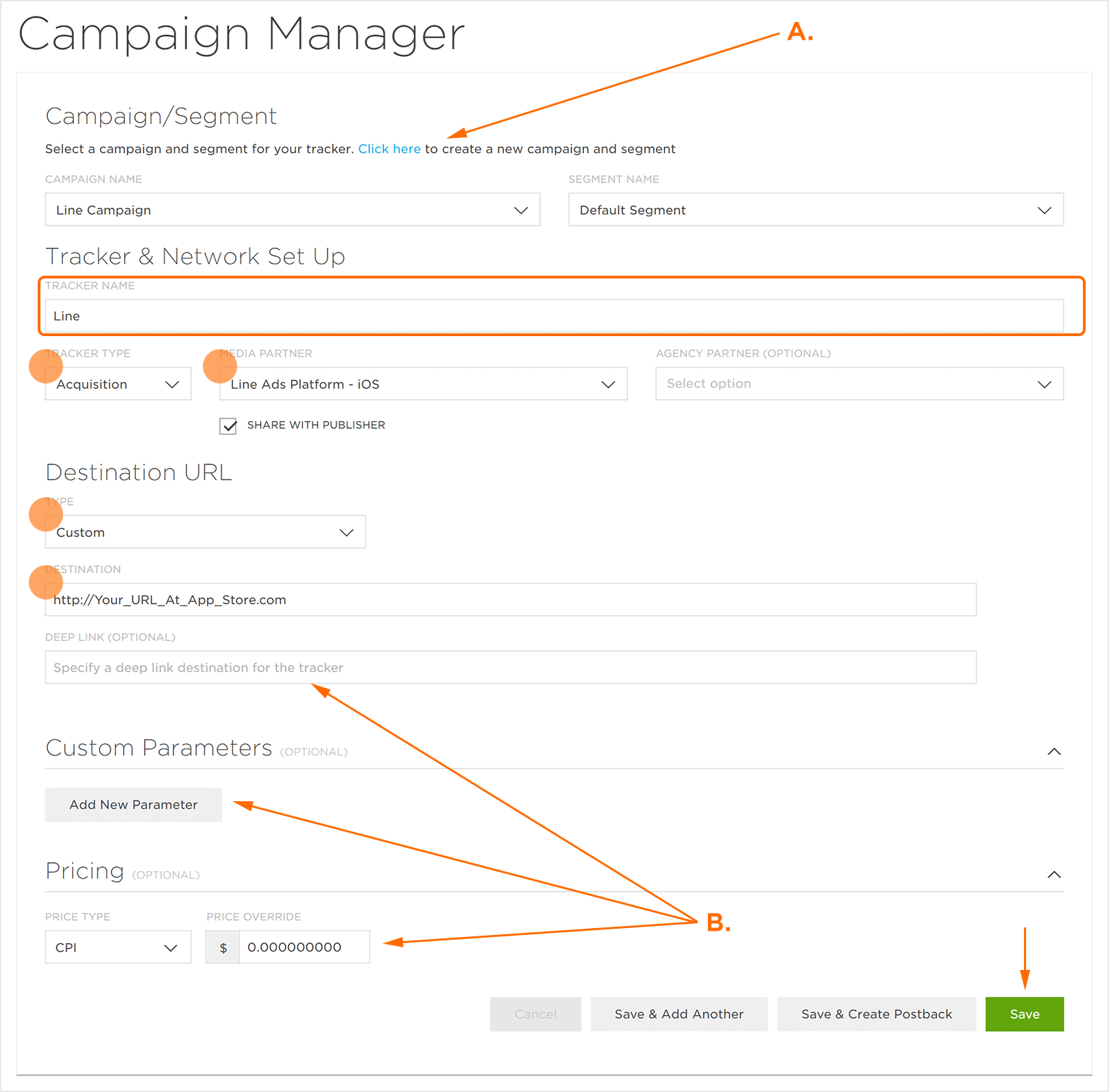 Create A Line Campaign - Kochava Support