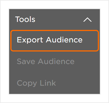 Exporting Audience