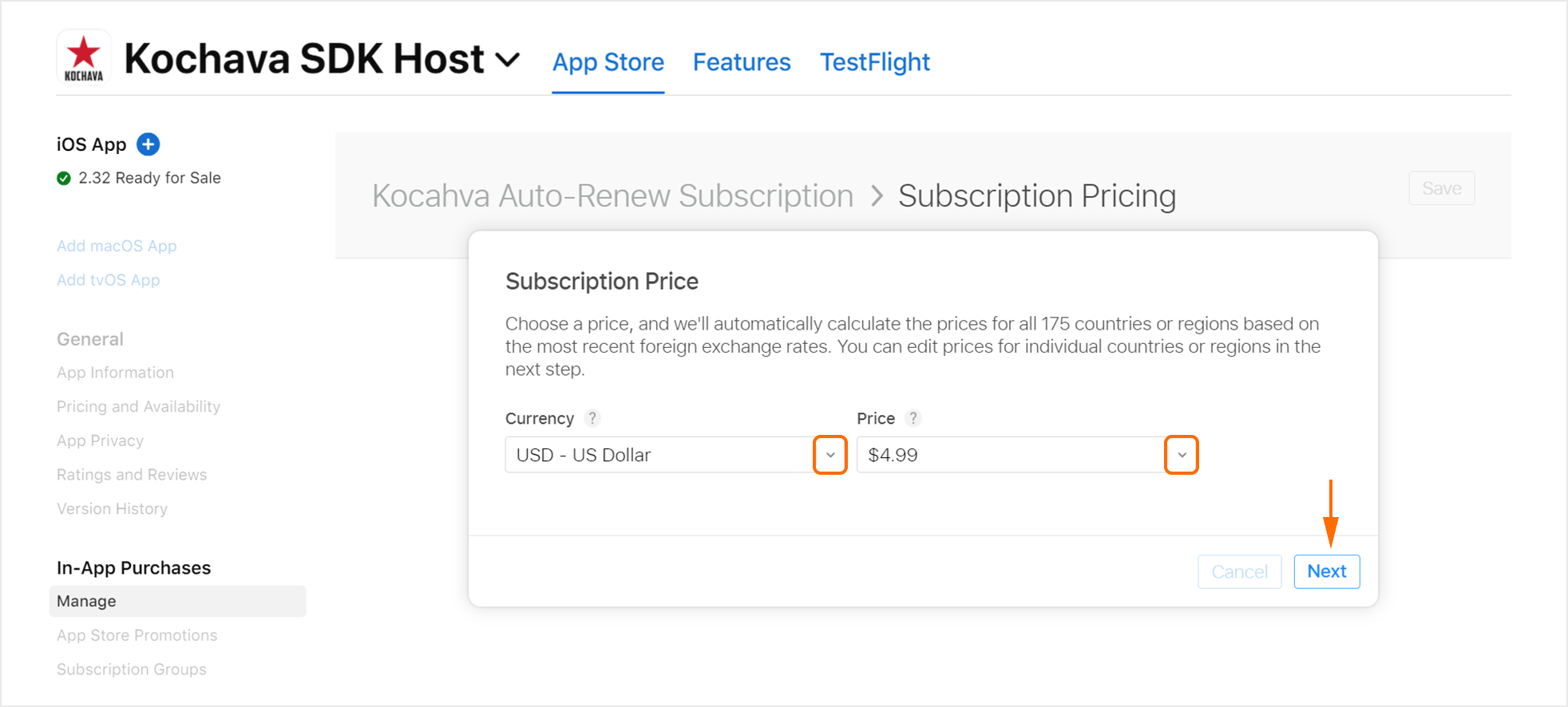 Subscription Price