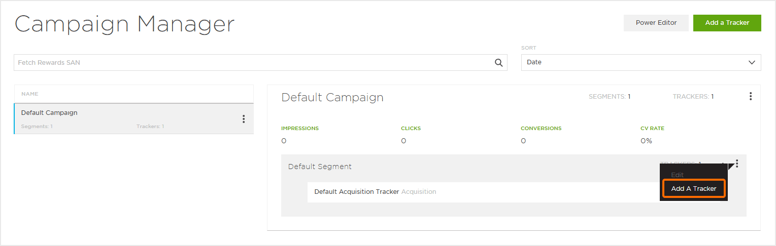 Add a Tracker