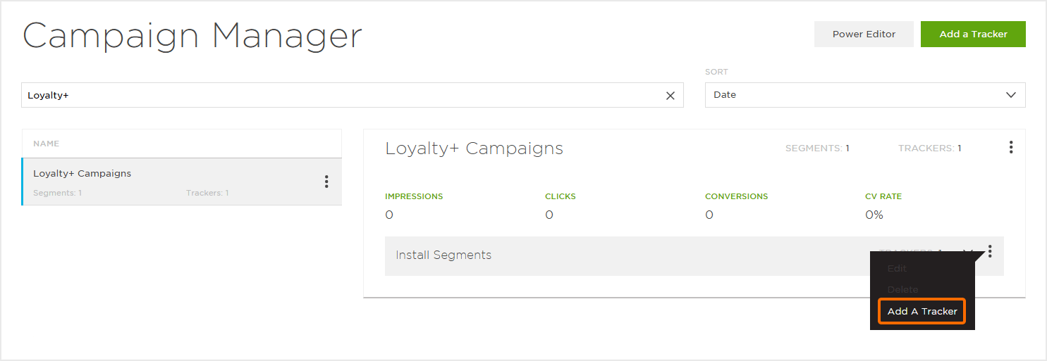 Add a Tracker